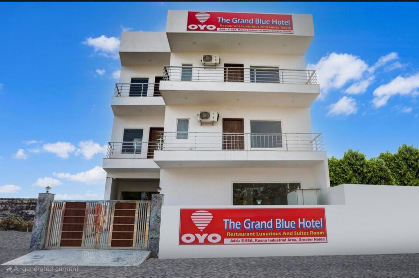 The Grand Blue Hotel Greater Noida Exterior photo